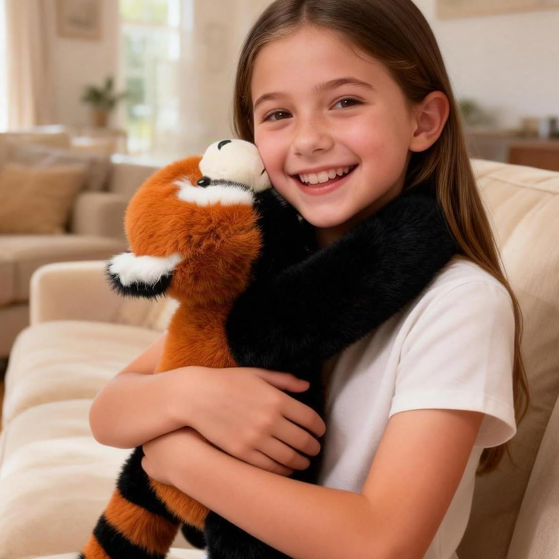 Pluszowa panda czerwona 43 cm, 0,41 kg – do przytulania