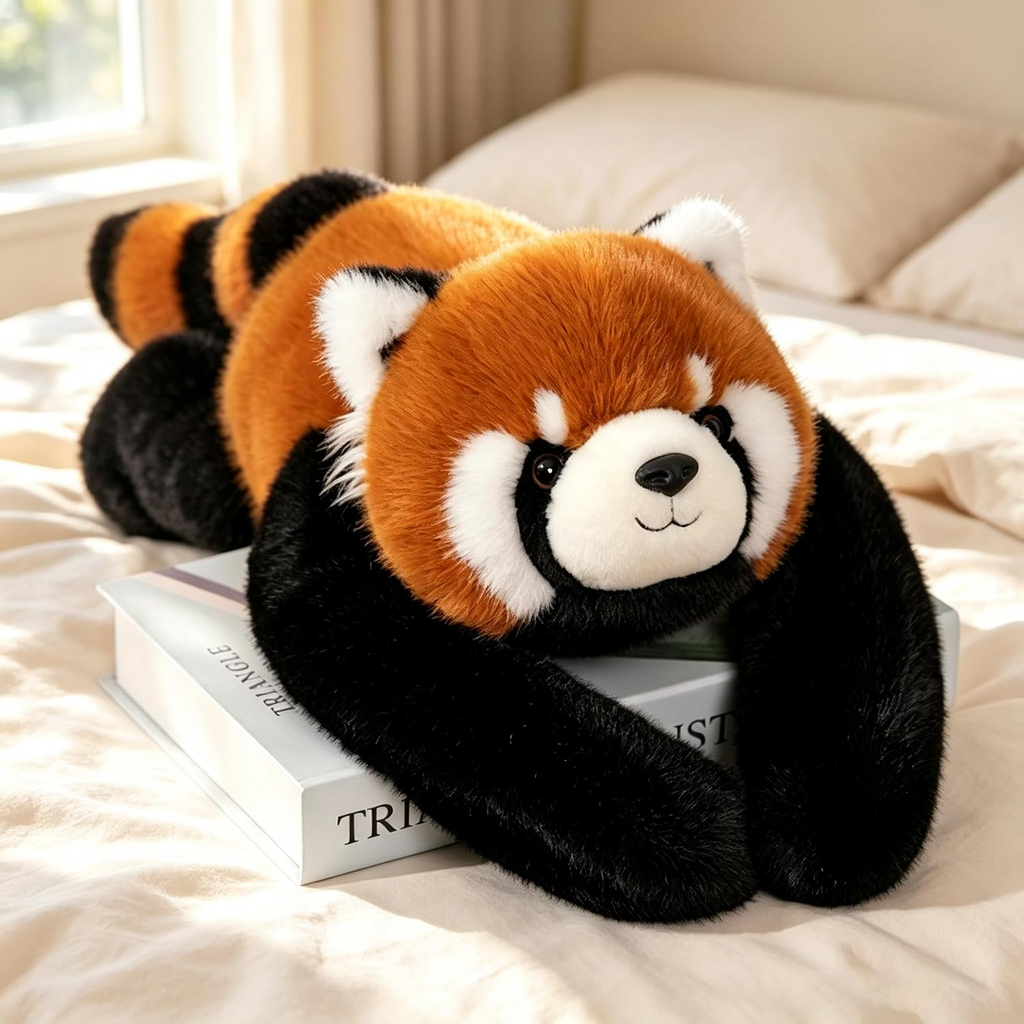 Pluszowa panda czerwona 43 cm, 0,41 kg – do przytulania