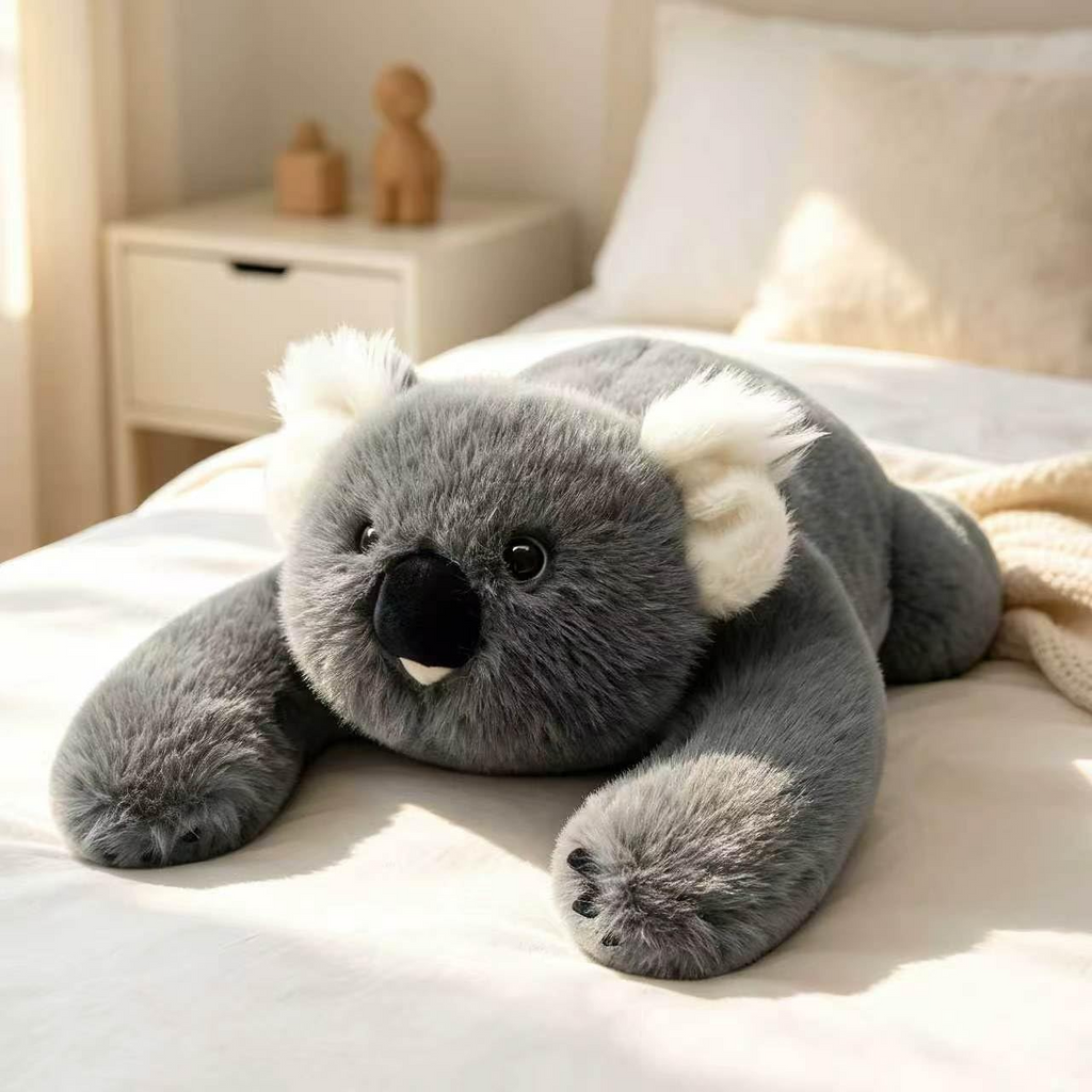 Pluszowa koala do przytulania 43 cm, 0,41 kg – szara